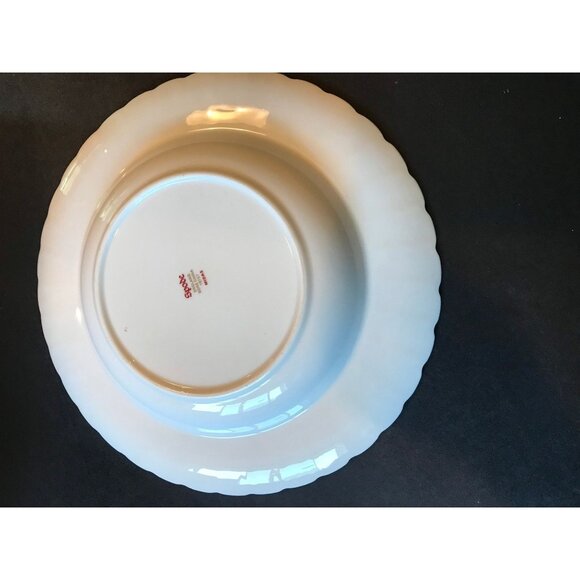 Vintage Spode Midas Bone China England 8 1/4" Rimed Soup Bowl Y8157 Gold Rib - Picture 6 of 6